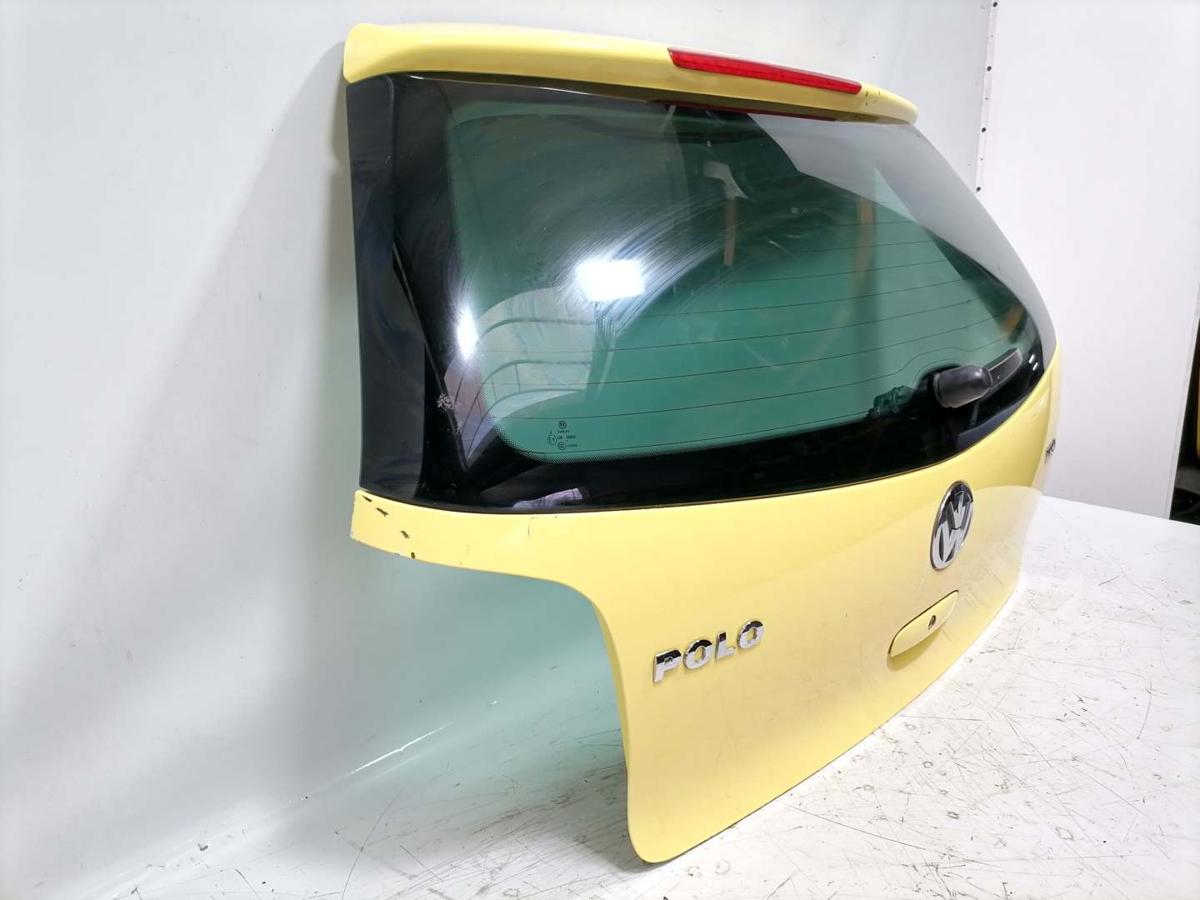 VW Polo 9N3 Bj.2007 original Heckklappe mit Heckscheibe LB1B Sunflower Yellow